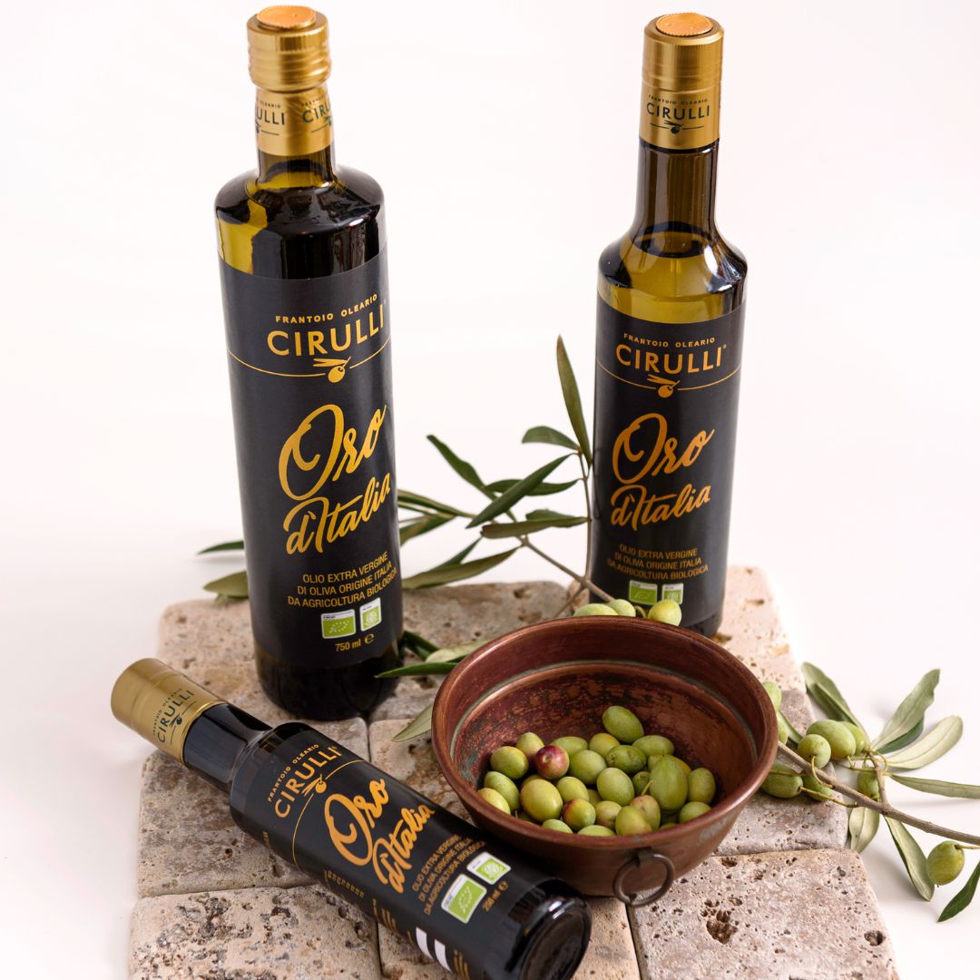 6 Flaschen Bio-Olivenöl extra vergine • 6 x 750 ml