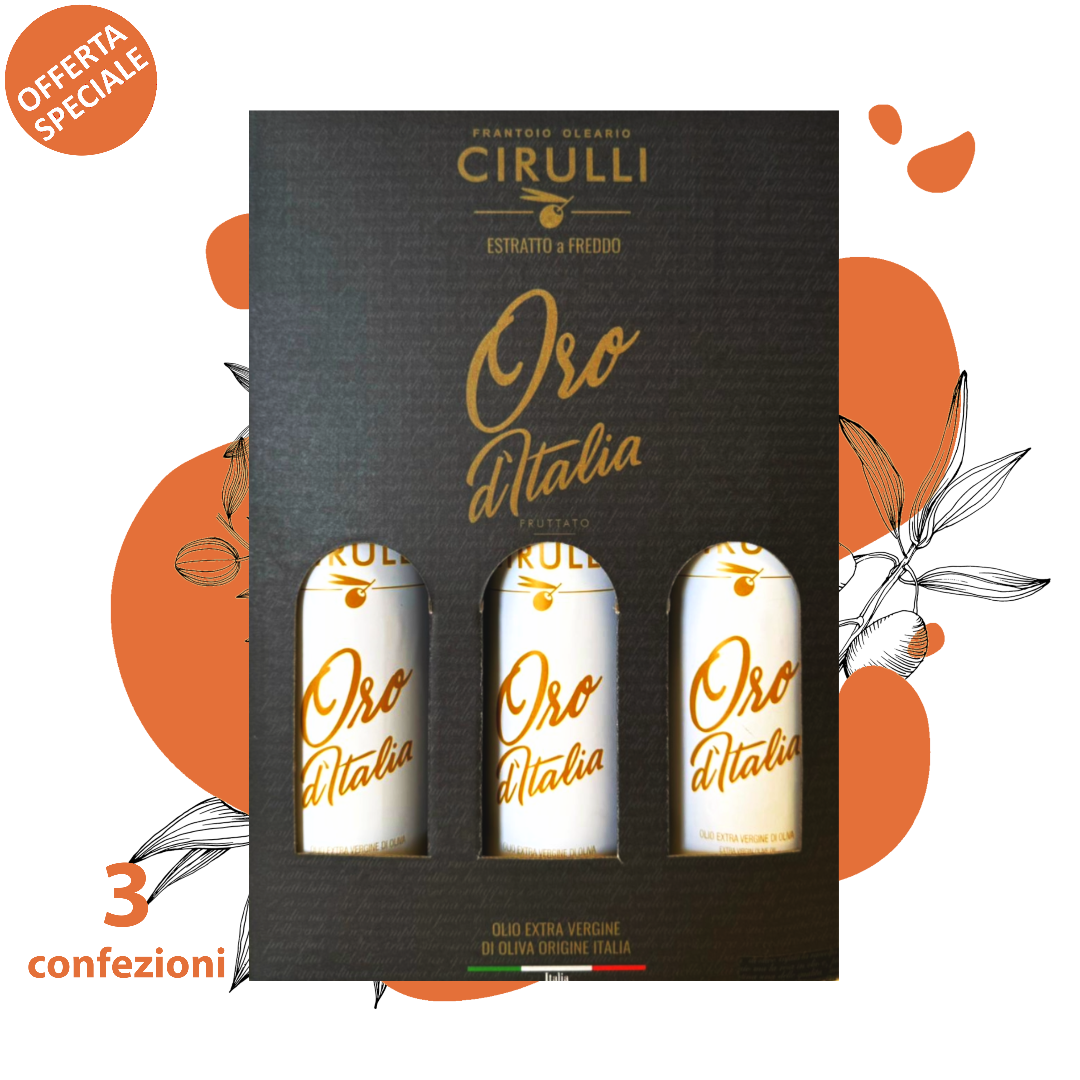 Bieten Sie 3 Kartons mit 3 Flaschen nativem Olivenöl extra • 500 ml an
