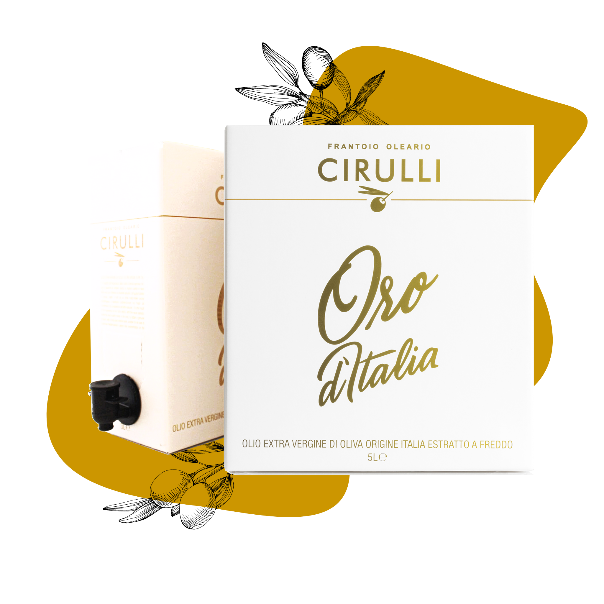 Bag-in-Box mit nativem Olivenöl extra • 5 Liter
