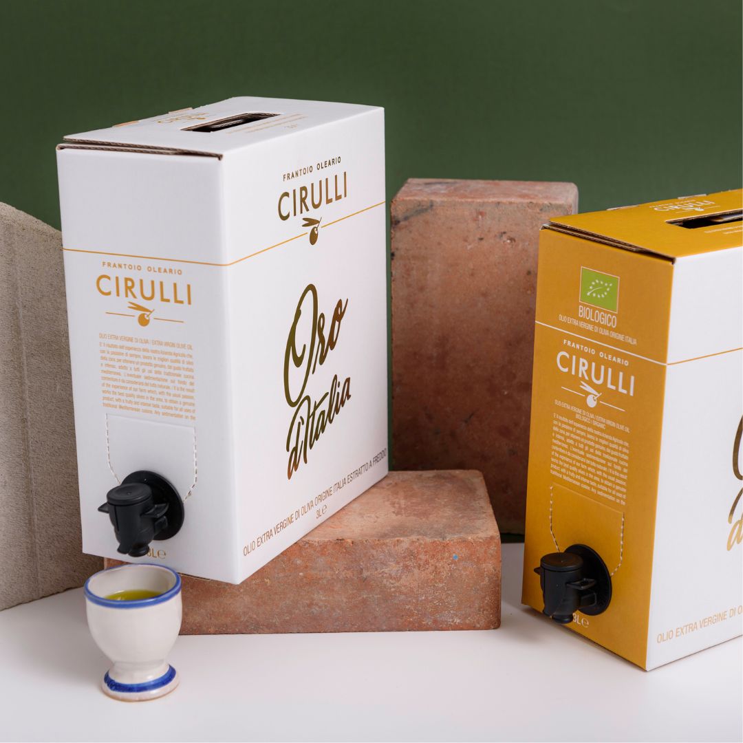 Bag-in-Box mit Bio-Olivenöl extra vergine • 3 Liter