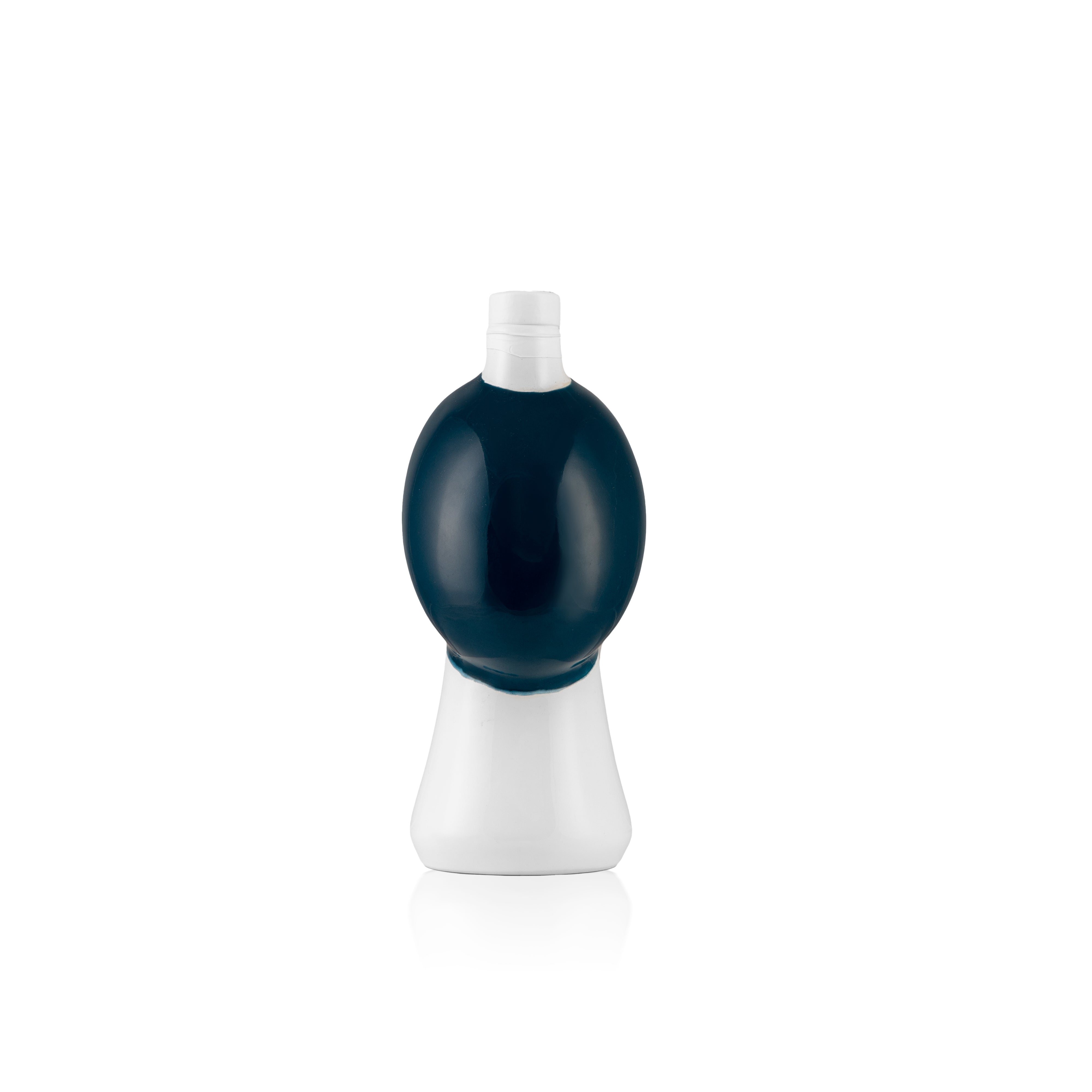 Glas mit nativem Olivenöl extra • 500 ml • Blau