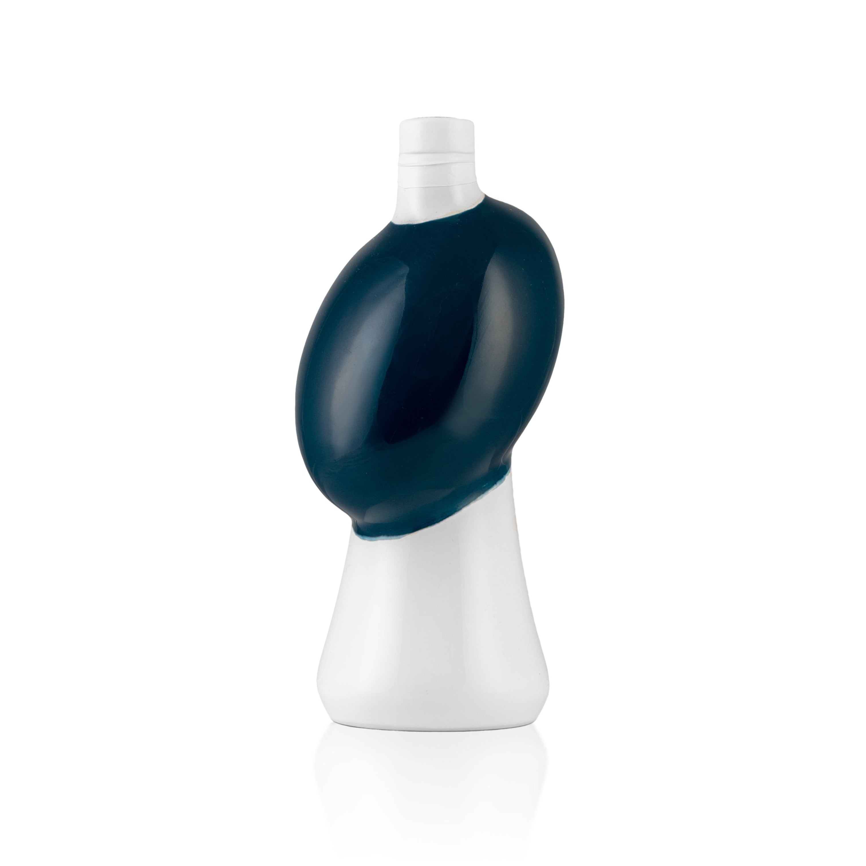 Glas mit nativem Olivenöl extra • 500 ml • Blau
