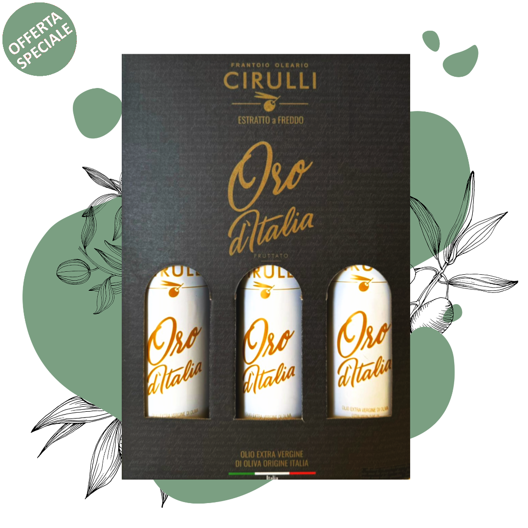 Bieten Sie 1 Karton mit 3 Flaschen nativem Olivenöl extra • 500 ml an