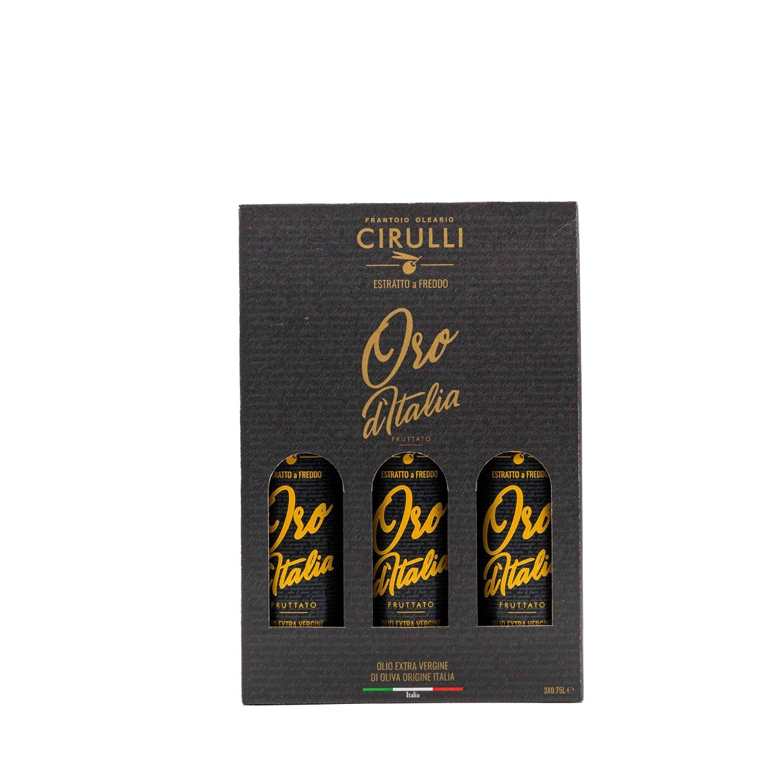 Bieten Sie 1 Karton mit 3 Flaschen nativem Olivenöl extra • 750 ml an