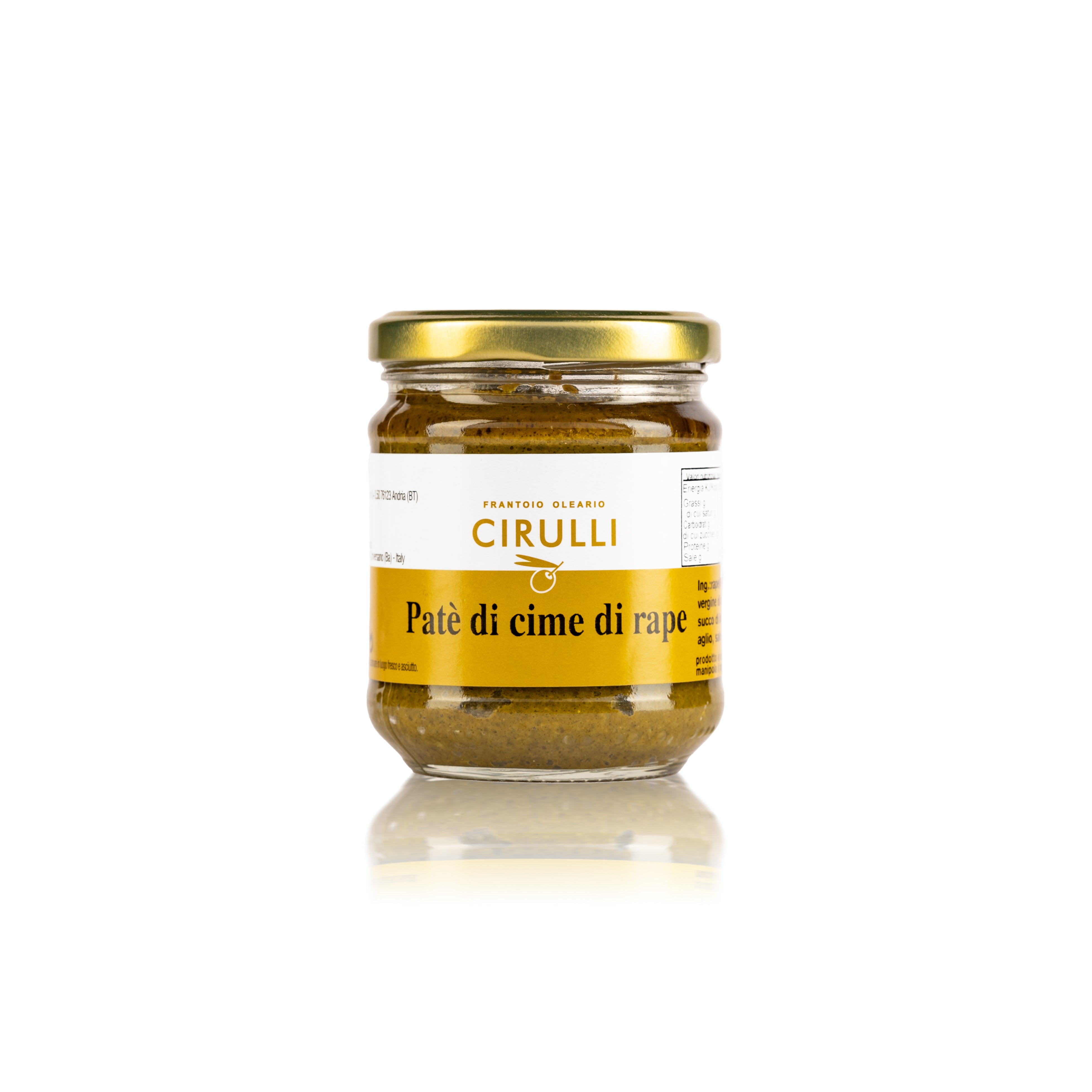 PATE PATE DI CIME RAPA - 180g